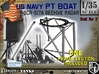 1-35 PT Boat Beehive Radar Frame 3d printed 
