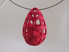 Egg before Chicken - Pendant 3d printed Hot Pink Strong & Flexible Polished