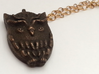Aztec Owl Pendant 3d printed Owl - Profile