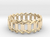 Geometric Ring 4- size 7 3d printed 