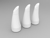 Dinosaurs Tooth line Saltshaker 3d printed 