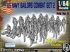 1/64 US Navy Sailors Combat SET 2 3d printed 