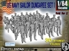 1/64 US Navy Dungaree Set 1 3d printed 