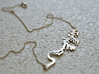 River Necklace Rotterdam 3d printed UrbanFabric back of Rotterdam pendant