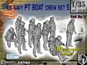 1/35 US Navy PT Boat Crew Set5 3d printed 