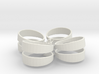 Basic Ring Set With Spru 3d printed 