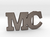 Custom Monogram Belt Buckle - MC 3d printed 