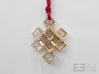 Endless Knot 3d printed Presentation in 18K Gold Plated