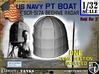 1-32 PT Boat Beehive Radar Dome 3d printed 