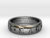 Size 10 Sir Francis Drake, Sic Parvis Magna Ring  3d printed 