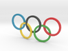 Colored Olympic Symbol  3d printed 