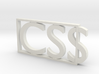 CSS  3d printed 
