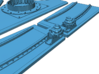 1/48 PT Boat Torpedo Tube Turntables and Slides 3d printed 