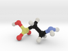 Taurine molecule model, large. 3d printed 