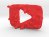 Distorted YouTube Play Button Award 3d printed 