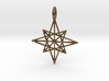 The Star Pendant 3d printed 