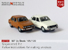 SET 2x Skoda Estelle (British N 1:148) 3d printed 