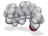 Rhodopsin molecule (x40,000,000, 1A = 4mm) 3d printed 