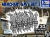 1-200 Merchant Navy Crew Set 1 3d printed 