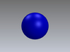 1in Bouy-ball 3d printed 1in. buoyant ball in blue 