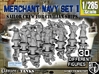 1-285 Merchant Navy Crew Set 1 3d printed 