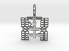 Space Station Pendant 3d printed Space Station Pendant (2D)