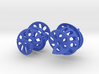 Curl - A pair of spiral design earrings 3d printed 