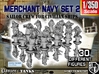 1-350 Merchant Navy Crew Set 2 3d printed 