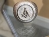 Masonic Ring 3d printed 