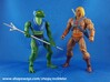 Reptile Men Spear 3d printed 