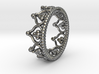 "Diadem" Crown Ring 3d printed 