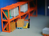 N Scale Pallets Freight Boxes Bags (38pc) 3d printed Painted pallets with boxes in Frosted Ultra Detail