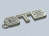 KEYCHAIN LOGO GTB 3d printed Keychain logo GTB renderel
