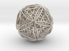 Icosasphere w/Nest Flower of Life Icosahedron 1.8" 3d printed 