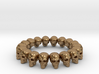Skulls ring 3d printed 