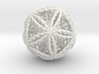 Twisted Icosasphere w/nest Stellated Dodecahedron  3d printed 