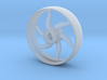 Curved Spoke Pulley  3d printed 