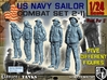 1-24 US Navy Sailors Combat SET 2-11 3d printed 