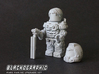 Mars Marine Upgrade Set 3d printed Head and hair not included! shows normal head fits under helmet.
