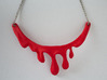 Drip Necklace 3d printed Chain not included.