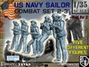 1-35 US Navy Sailors Combat SET 2-31 3d printed 