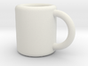 Coffee Mug Earring 3d printed 