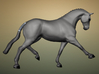 Horse Trotting 3d printed A 3d render of the model, colored.