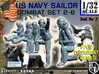 1/32 US Navy Sailors Combat SET 2-6 3d printed 