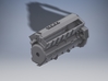 1/16 Maybach HL 120 TRM Main Engine Block 3d printed 