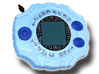 Digimon Digivice 3d printed Painted Prototype printed in White Strong & Flexible Polished