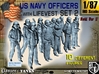 1-87 USN Officers KAPOK Set2 3d printed 