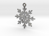 Snowflake Pendant 3d printed 