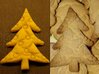 Christmas Tree Cookie Cutter (3 layers, 10 mm) 3d printed Dough just after cutting and after baking