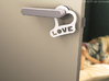 Door-hanger "Love" (Small) 3d printed 